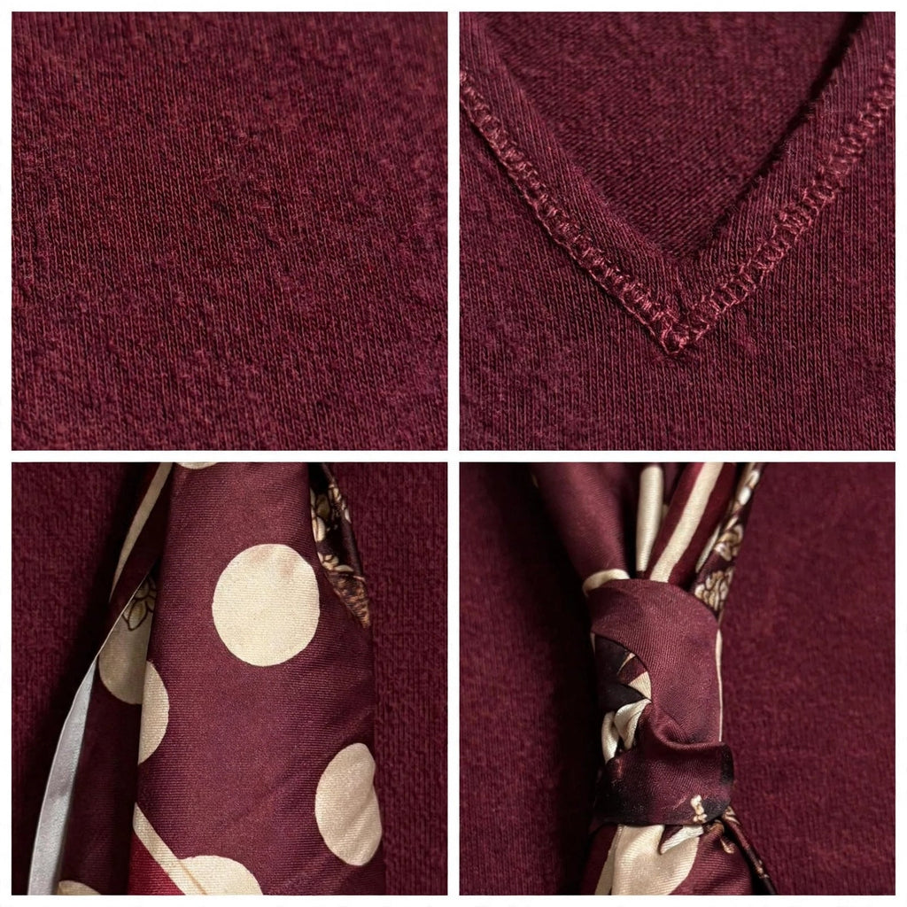 Blusa de manga larga con pañuelo incluido en talla grande - Las Cucadas