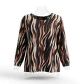 Blusa Estampada de Manga Larga De Las Cucadas - Las Cucadas