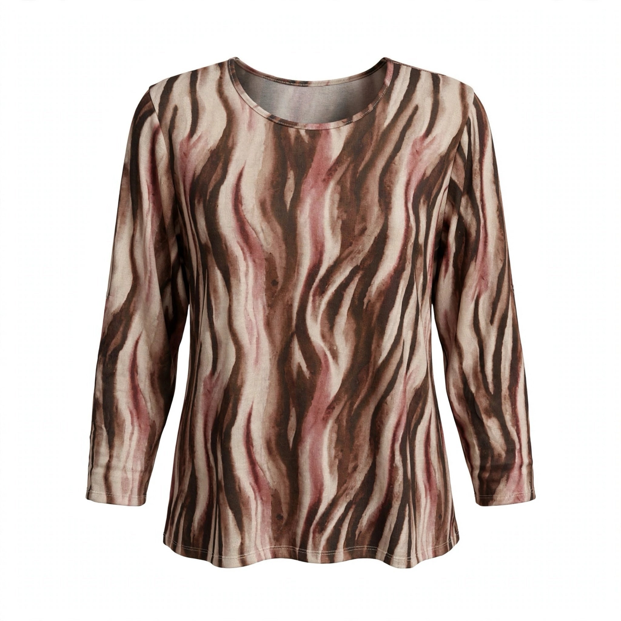 Blusa Estampada de Manga Larga para Mujer - Las Cucadas