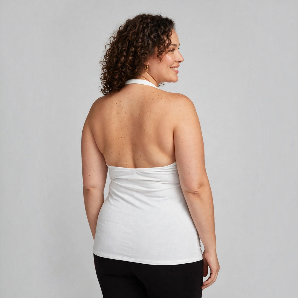Camiseta De Tirantes Estilo Halter Para Mujer - Las Cucadas