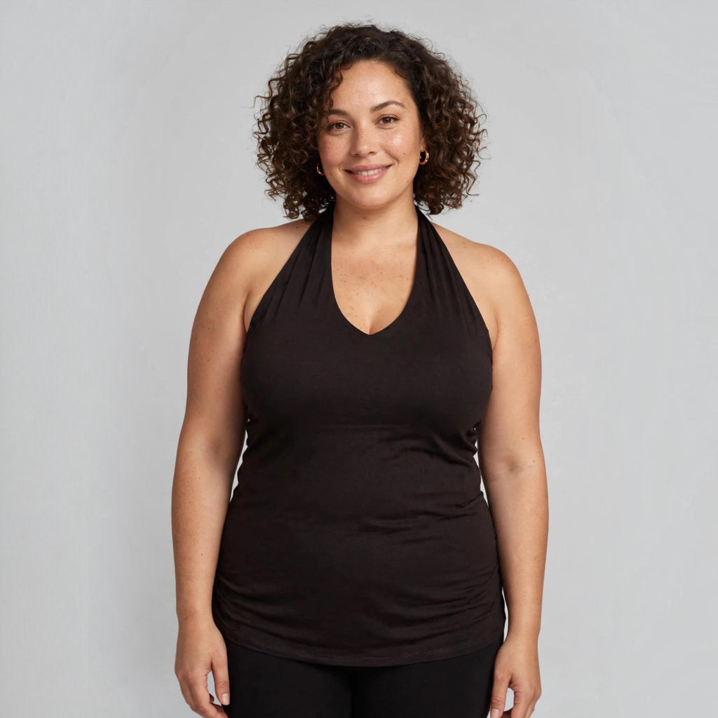 Camiseta De Tirantes Estilo Halter Para Mujer - Las Cucadas