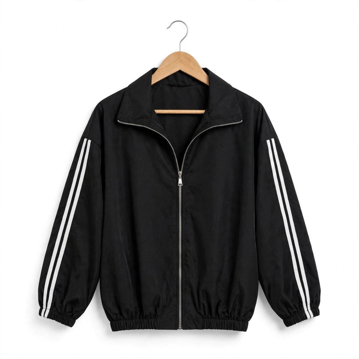 Chaqueta deportiva con bandas en talla grande - Las Cucadas