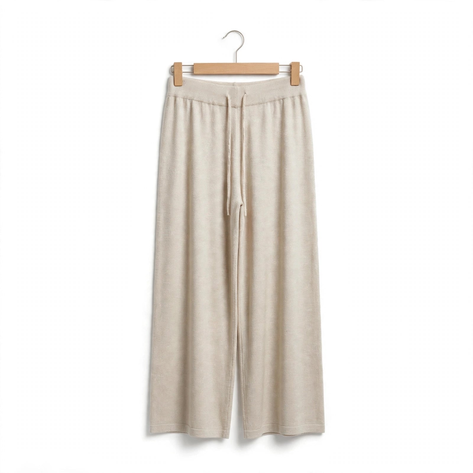 Conjunto De Punto De Dos Piezas Beige Para Mujer - Las Cucadas