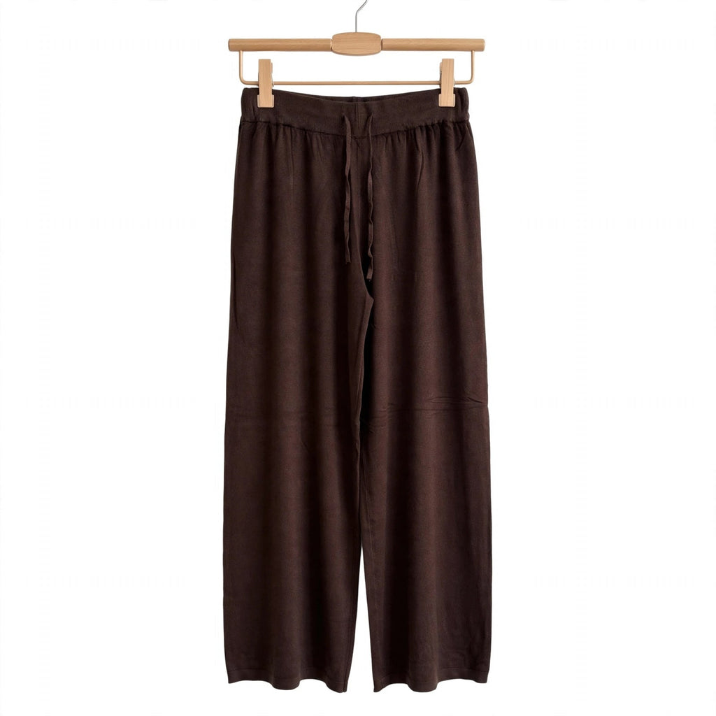 Conjunto De Punto De Dos Piezas Chocolate Para Mujer - Las Cucadas