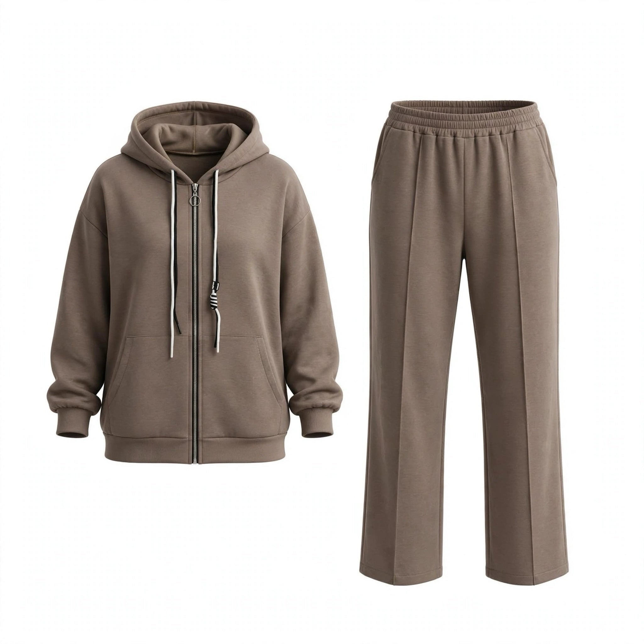 Conjunto Deportivo de Dos Piezas Taupe - Las Cucadas