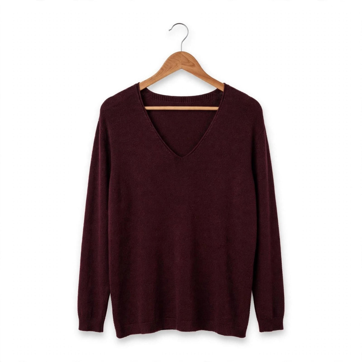 Jersey de punto con cuello en V en talla grande - Las Cucadas