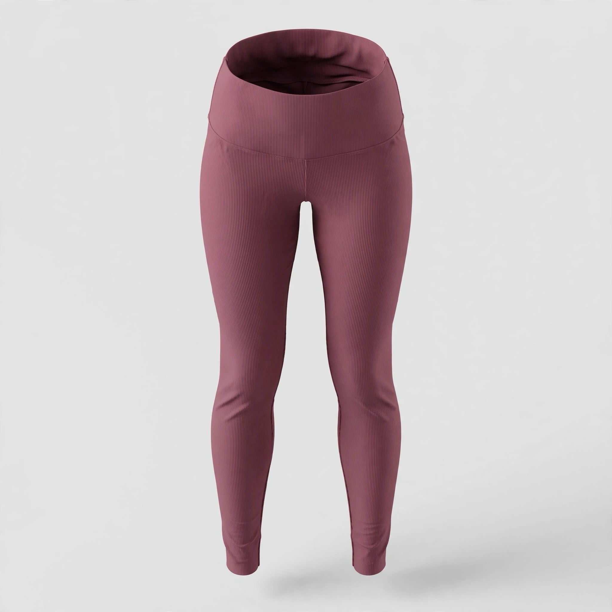 Leggings de Canalé Rosa Tiro Alto - Las Cucadas