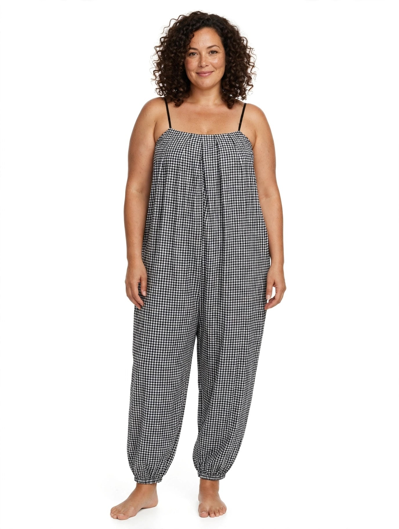 Mono Largo De Tirantes Estampado Para Mujer - Las Cucadas