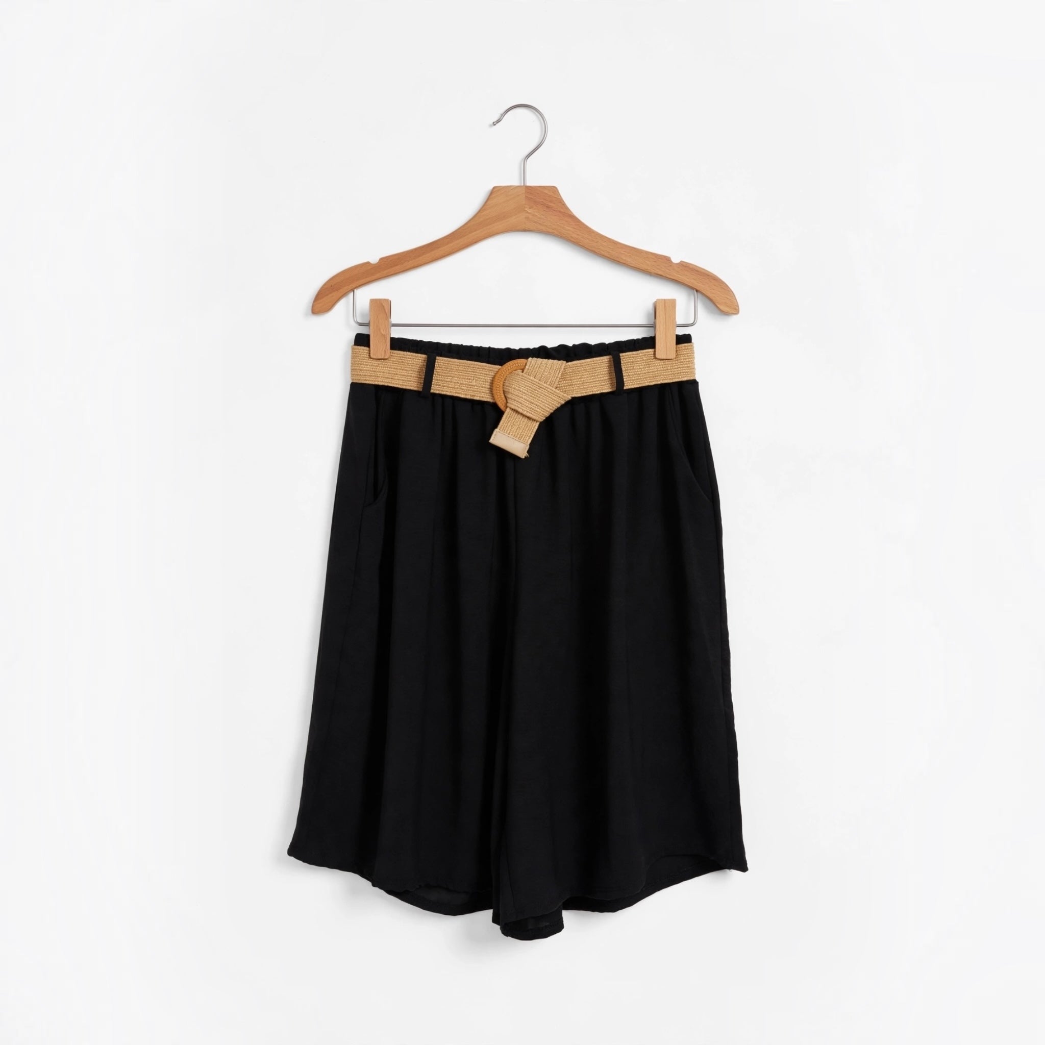 Pantalones Cortos Casuales con Cinturón de las cucadas - Las Cucadas