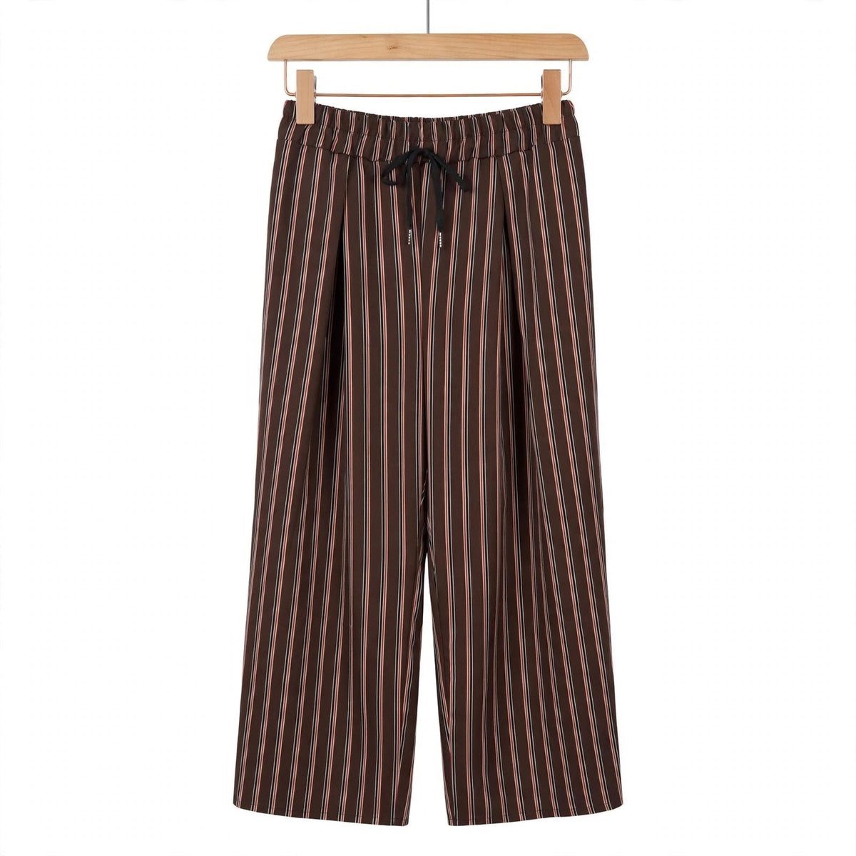 Pantalones culotte de rayas en talla grande - Las Cucadas