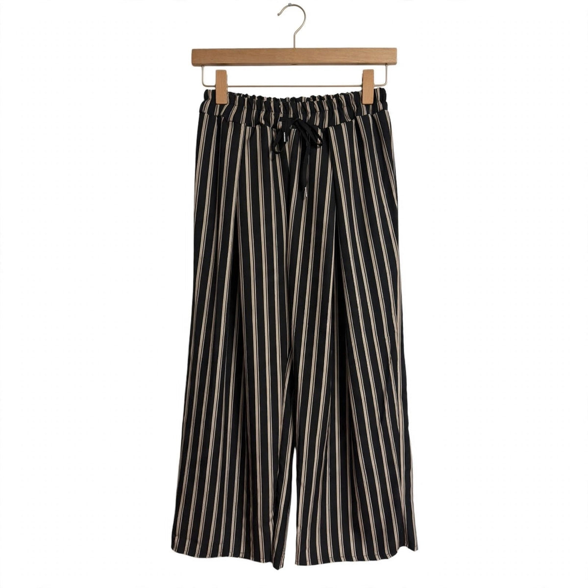 Pantalones culotte de rayas en talla grande - Las Cucadas