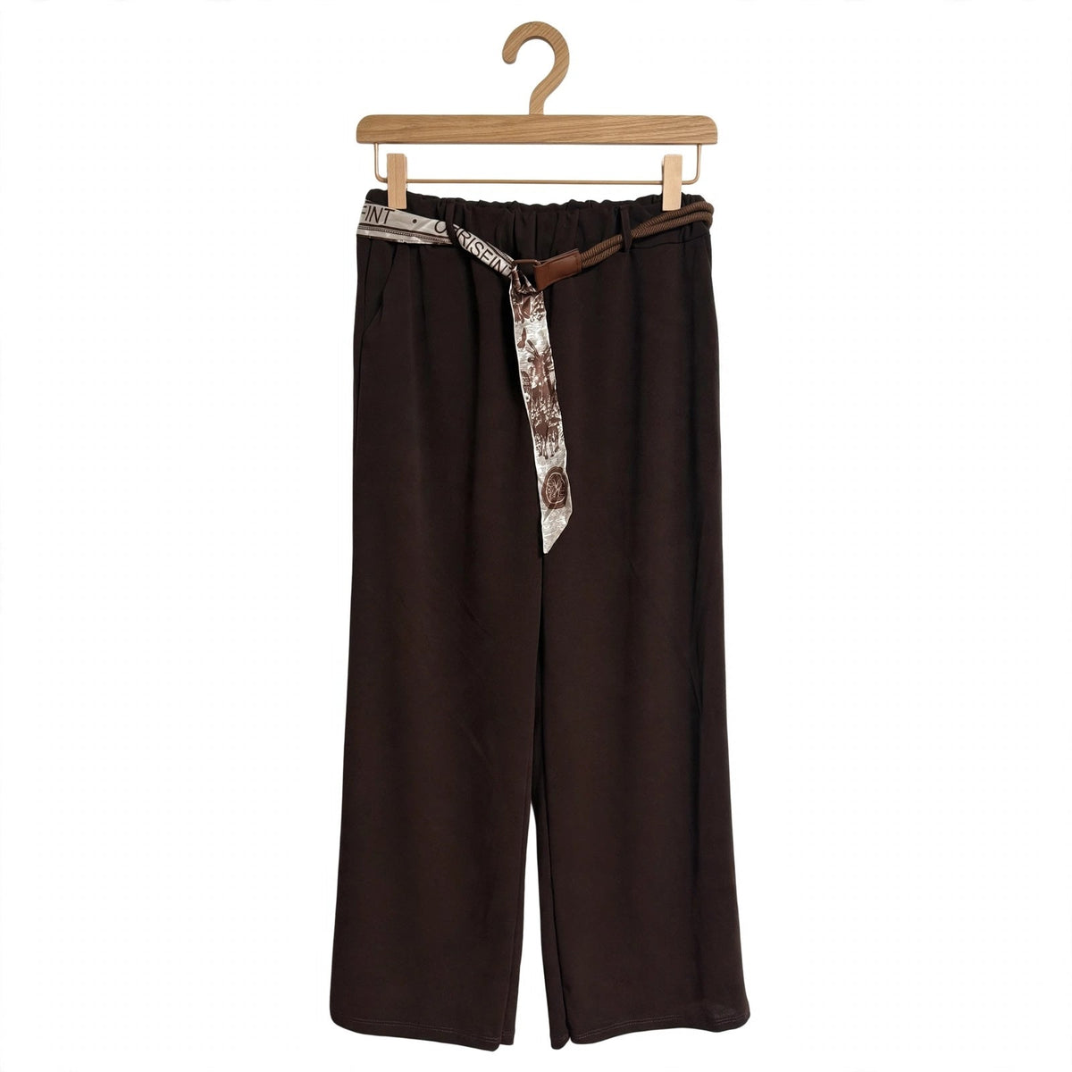 Pantalones curvy anchos con cinturón hasta la talla 56 - Las Cucadas