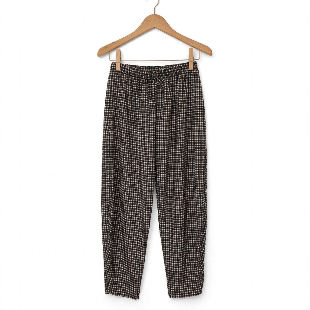Pantalones curvy de cuadros vichy hasta la talla 58 - Las Cucadas