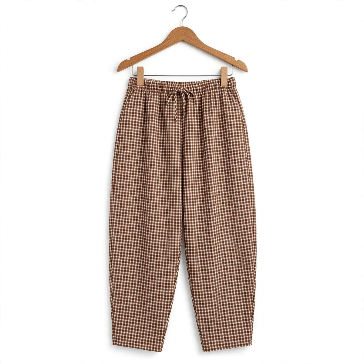Pantalones curvy de cuadros vichy hasta la talla 58 - Las Cucadas