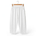 Pantalones Holgados Vaquero Casual Blanco - Las Cucadas