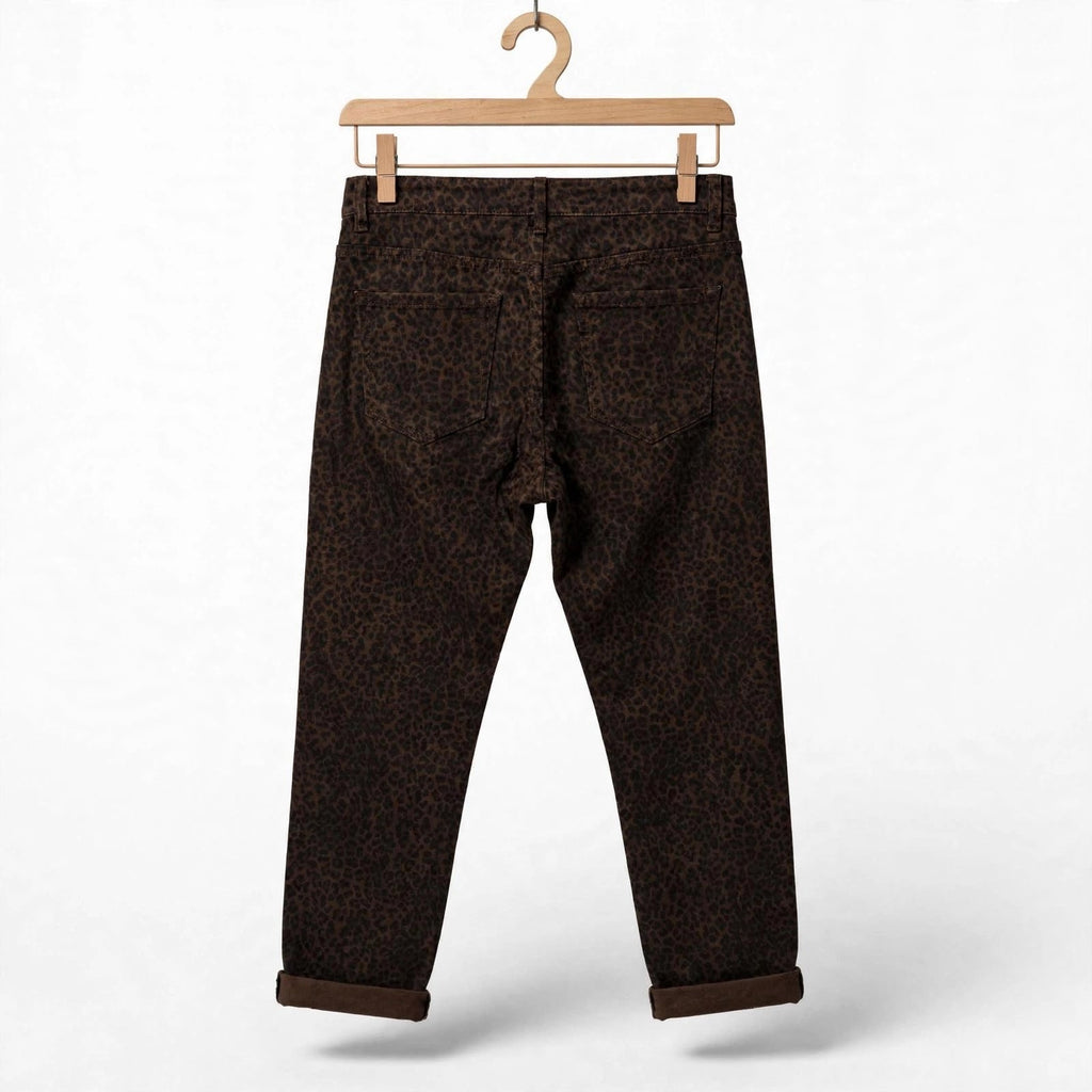 Pantalones Vaqueros Estampados Animal De Las Cucadas - Las Cucadas