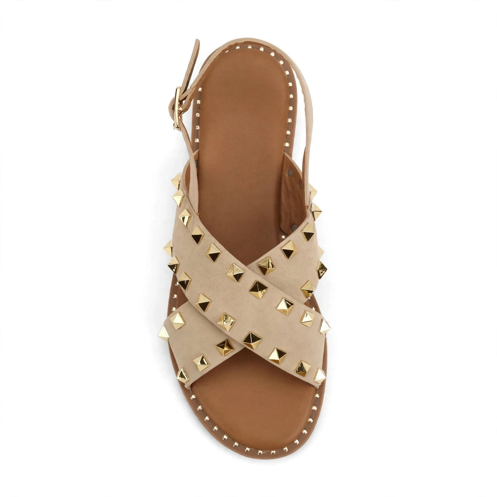 Sandalias Planas con Tiras Cruzadas de las cucadas - Las Cucadas