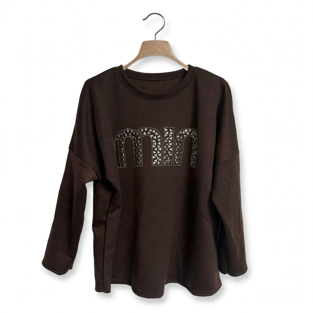 Sudadera Casual Min Chocolate - Las Cucadas