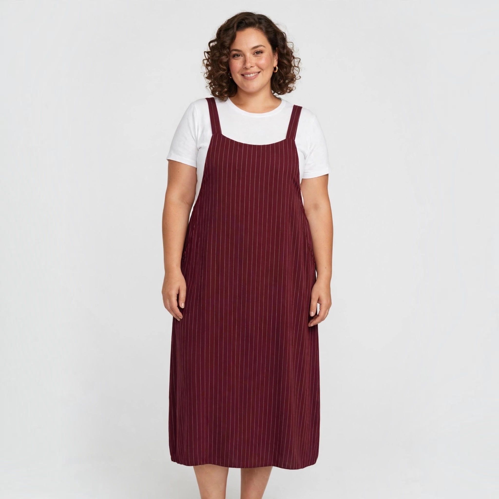 Vestido Estilo Pichi con Camiseta Basica - Las Cucadas