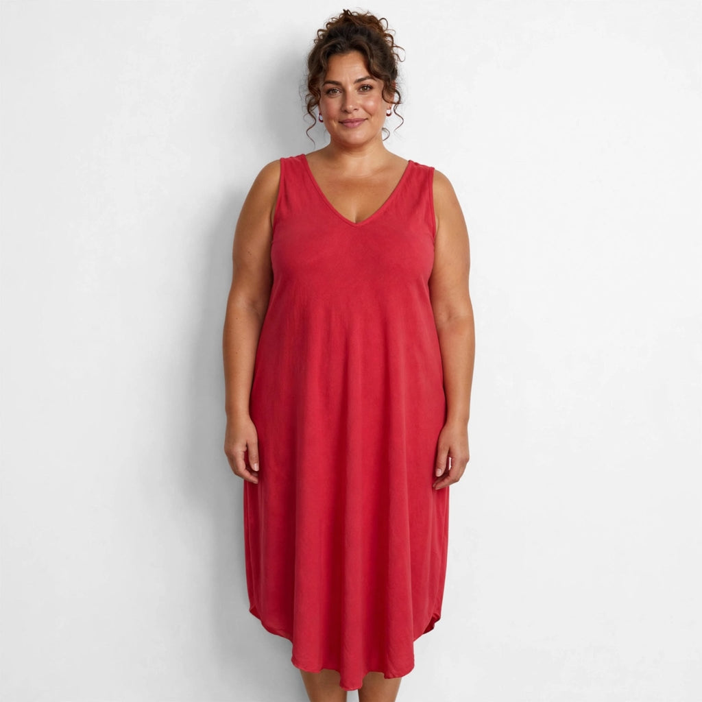 Vestido Midi Sin Mangas de las cucadas - Las Cucadas
